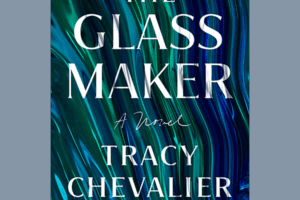 glass with text