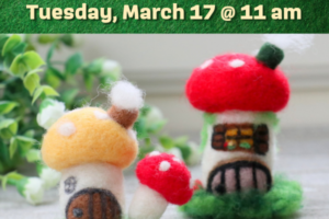 miniature mushroom houses