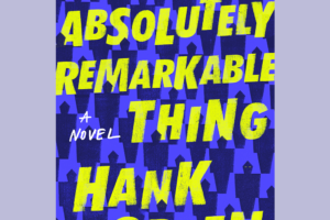 pattern of transformer people like sculptures with title of book